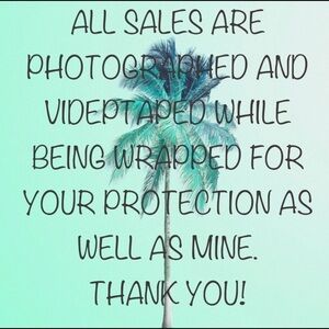 All sales are photographed and videotaped